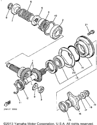 Middle Drive Gear
