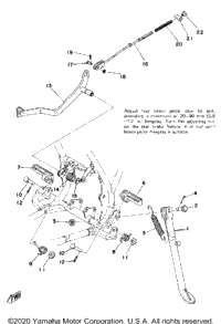 Stand - Footrest - Brake Pedal