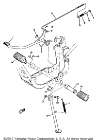 Stand - Footrest - Brake Pedal