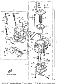 Carburetor Xv1000lc Nc