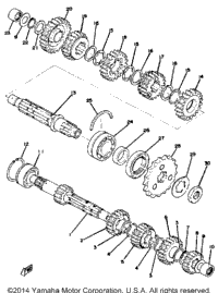Transmission Xs650c