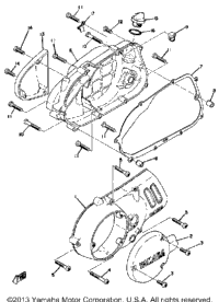 Crankcase Cover Yz80a - Yz80b