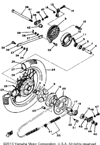 Rear Wheel Mx100h - J - K