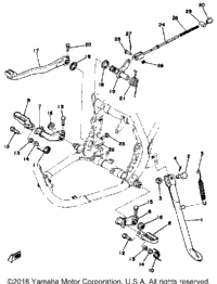 Stand - Footrest - Brake Pedal 250B - C - 400B - C
