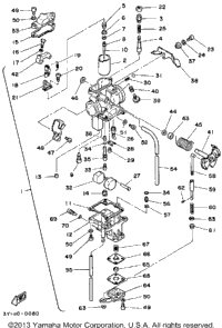 Carburetor Xt250k