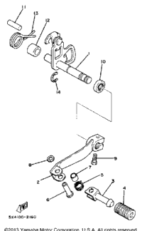 Shift Shaft - Pedal
