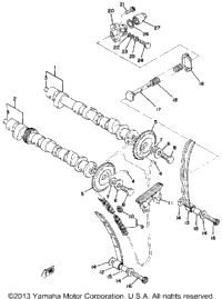 Camshaft - Chain Tensioner