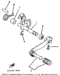 Shift Shaft - Pedal
