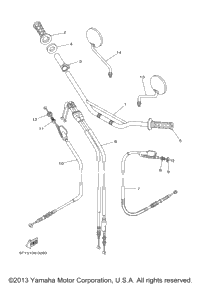 Steering Handle Cable