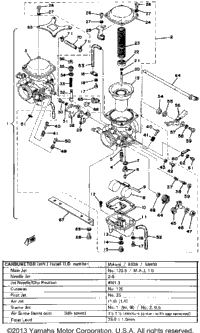 Carburetor Xs650d