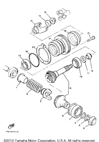 Middle Drive Gear