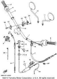 Steering Handle Cable
