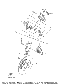 Front Brake Caliper