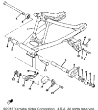 Rear Arm Yz100g