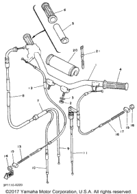Steering Handle Cable