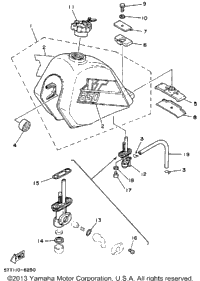 Fuel Tank Xt350s