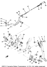 Stand - Footrest - Brake Pedal