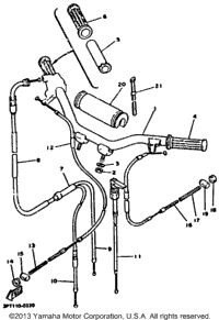 Steering Handle Cable