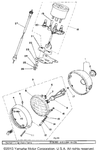 Head Lamp-Speedometer