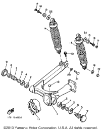 Swing Arm Rear Shocks