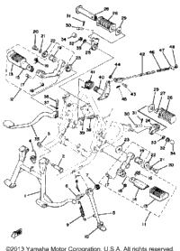 Stand - Footrest - Brake Pedal
