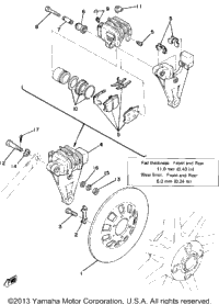 Rear Disc Brake Caliper