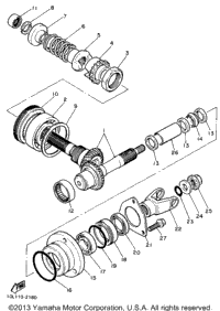 Middle Drive Gear