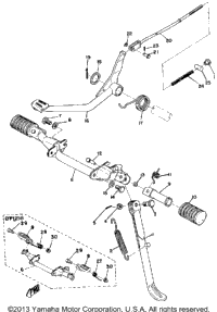 Stand - Footrest - Brake Pedal