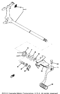 Shifter 2 Xs650d E E006501~ F