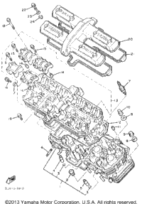 Cylinder Head California Model Only
