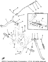 Stand - Footrest - Brake Pedal