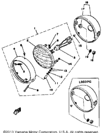 Headlight Lb50pg - Ph - Pj