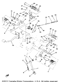 Stand - Footrest - Brake Pedal