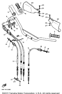 Steering Handle-Cable