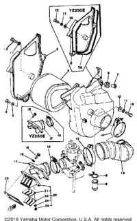 Air Filter Ya250d - E