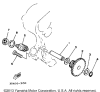Tachometer Gear