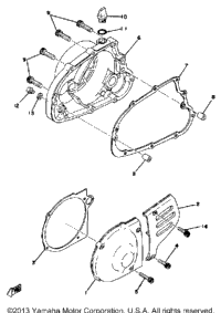Crankcase Cover Yz100d