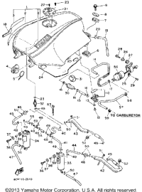 Fuel Tank California Model Only