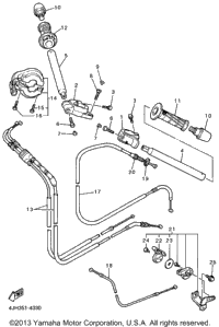 Steering Handle Cable