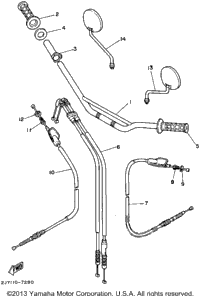 Steering Handle Cable