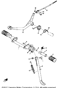 Stand - Footrest - Brake Pedal