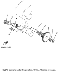Tachometer Gear