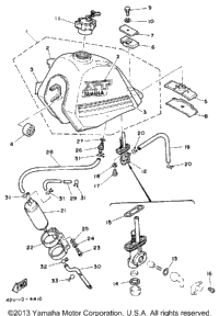 Fuel Tank Xt250lc