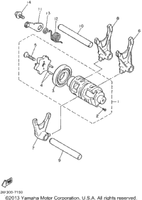 Shift Cam Shift Fork