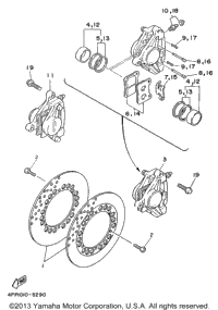 Front Brake Caliper