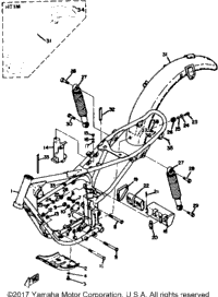 Frame, Rear Cushion & Rear Fender