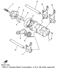 Shift Cam Shift Fork