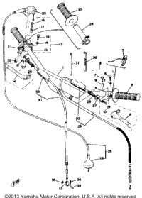 Handle Wire Yz400c