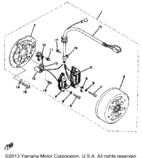 Flywheel Magneto Dt250e