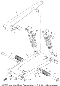 Rear Arm Rear Cushion Chain Case
